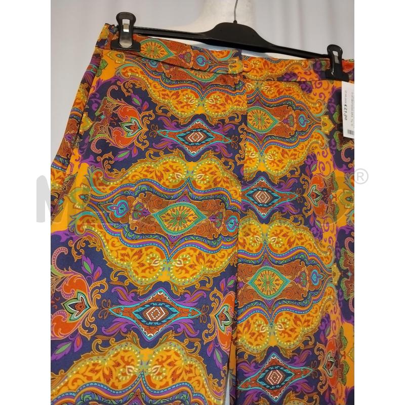 PANTALONE DONNA VICOLO A FANTASIA ARANCIONE | Mercatino dell'Usato Catania stazione centrale 3