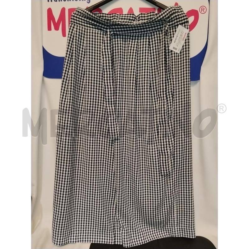 PANTALONE DONNA ZARA A QUADRI BIANCO E NERO | Mercatino dell'Usato Catania stazione centrale 1