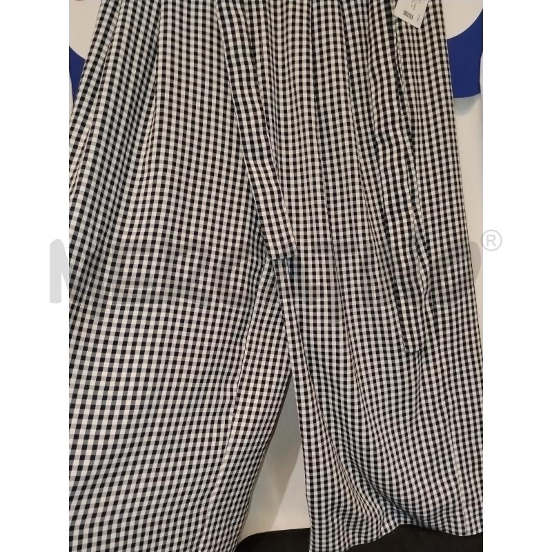 PANTALONE DONNA ZARA A QUADRI BIANCO E NERO | Mercatino dell'Usato Catania stazione centrale 2