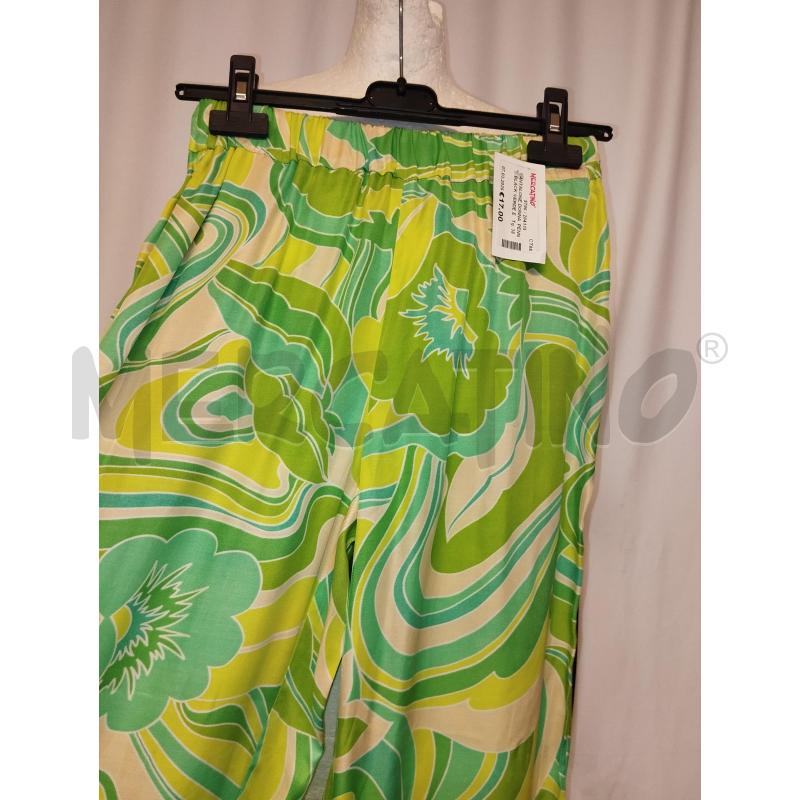 PANTALONE DONNA  PENNY BLACK VERDE E GIALLO | Mercatino dell'Usato Catania stazione centrale 3