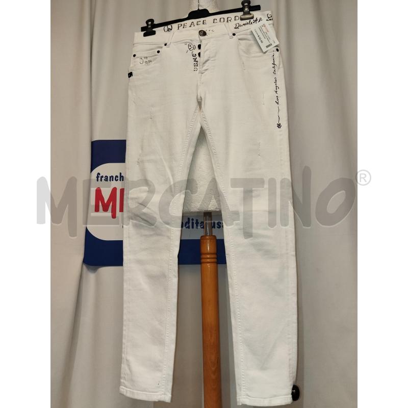 PANTALONE UOMO BIANCO DANIELE ALESSANDRINI  | Mercatino dell'Usato Catania stazione centrale 1
