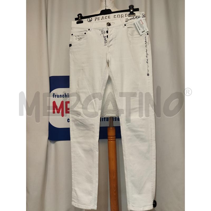 PANTALONE UOMO BIANCO DANIELE ALESSANDRINI  | Mercatino dell'Usato Catania stazione centrale 3