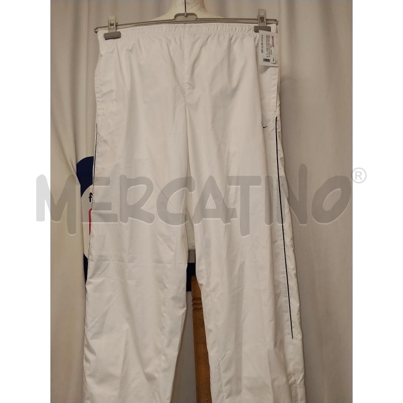 PANTALONE UOMO NIKE BIANCO BORDO NERO | Mercatino dell'Usato Catania stazione centrale 2