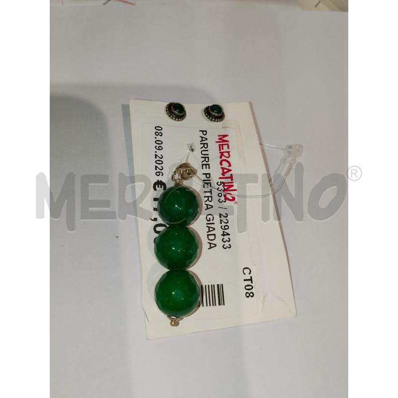 PARURE PIETRA GIADA  | Mercatino dell'Usato Catania stazione centrale 1
