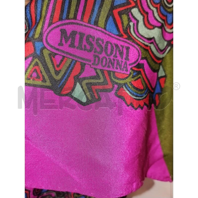 PASHMINA DONNA DONNA  MISSONI  VERDE E FUCSIA  A  FANTASIA  | Mercatino dell'Usato Catania stazione centrale 3