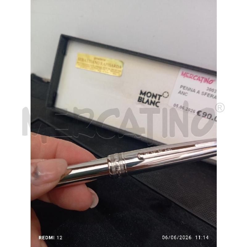PENNA A SFERA MONT BLANC | Mercatino dell'Usato Catania stazione centrale 4