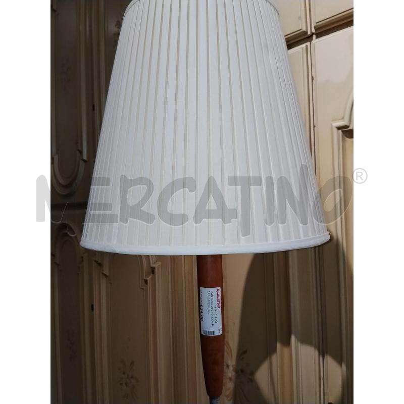 PIANTANA LEGNO  CON PARALUME BEIGE  | Mercatino dell'Usato Catania stazione centrale 2