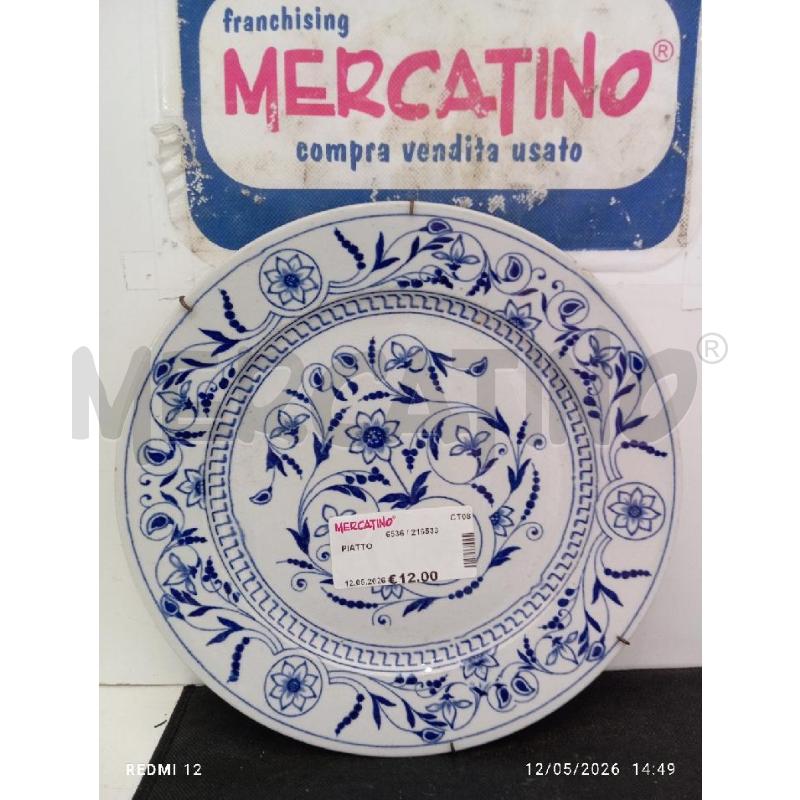 PIATTO  | Mercatino dell'Usato Catania stazione centrale 2