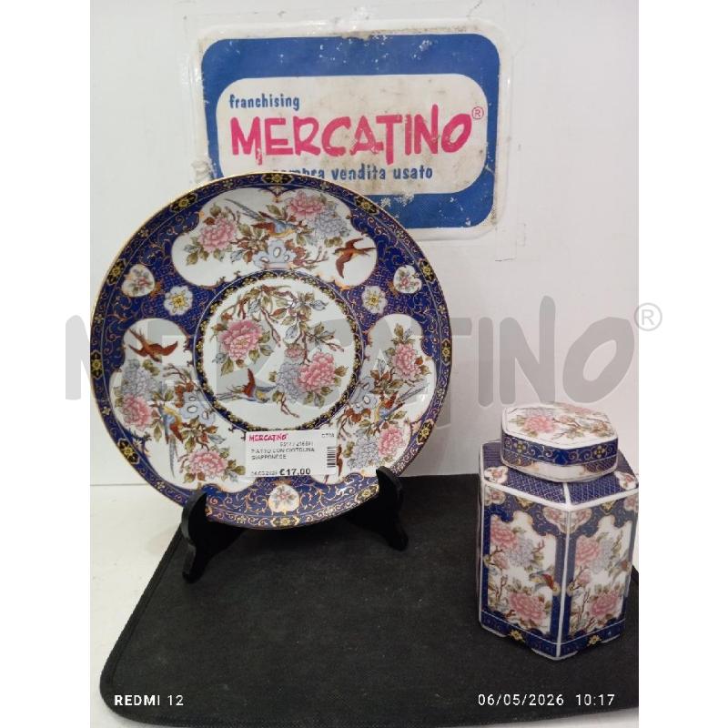 PIATTO CON CIOTOLINA GIAPPONESE | Mercatino dell'Usato Catania stazione centrale 2