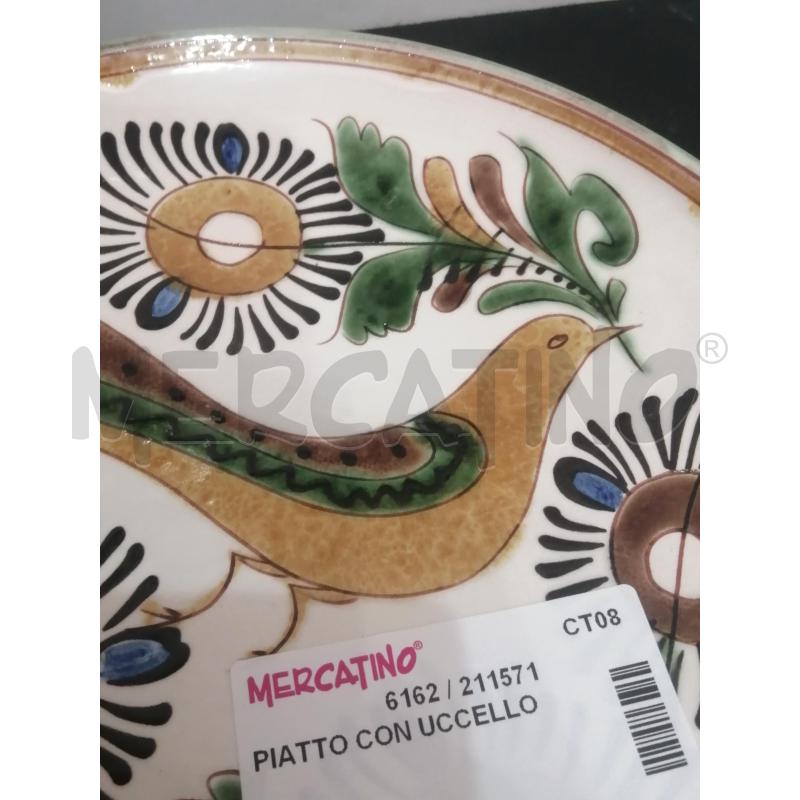 PIATTO CON UCCELLO | Mercatino dell'Usato Catania stazione centrale 2