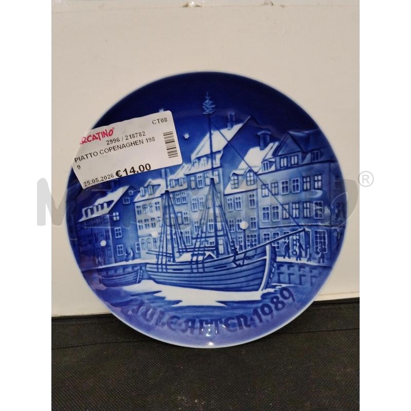 PIATTO COPENAGHEN 1989 | Mercatino dell'Usato Catania stazione centrale 2