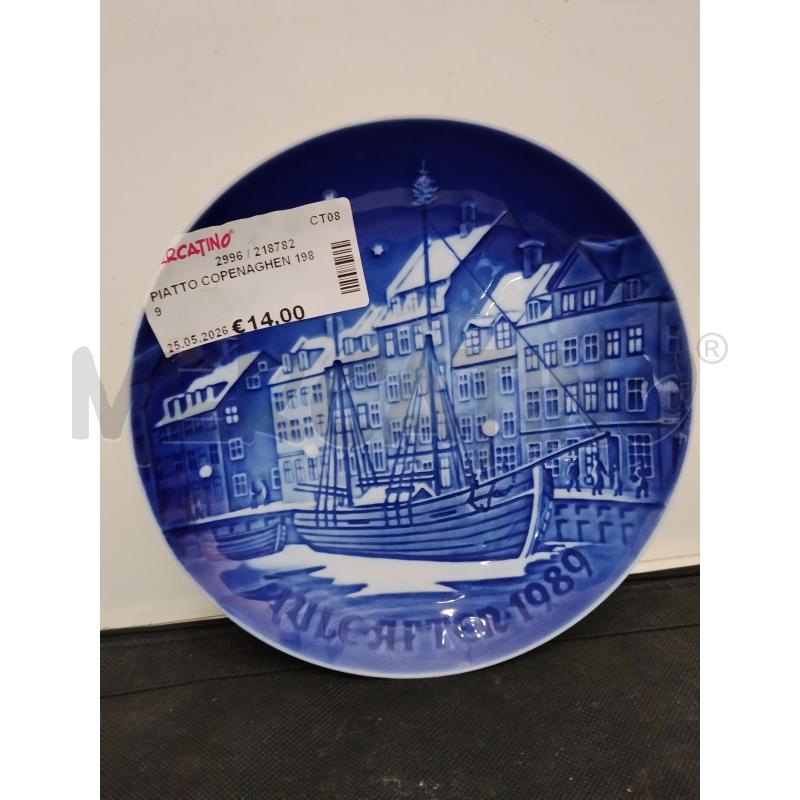 PIATTO COPENAGHEN 1989 | Mercatino dell'Usato Catania stazione centrale 3
