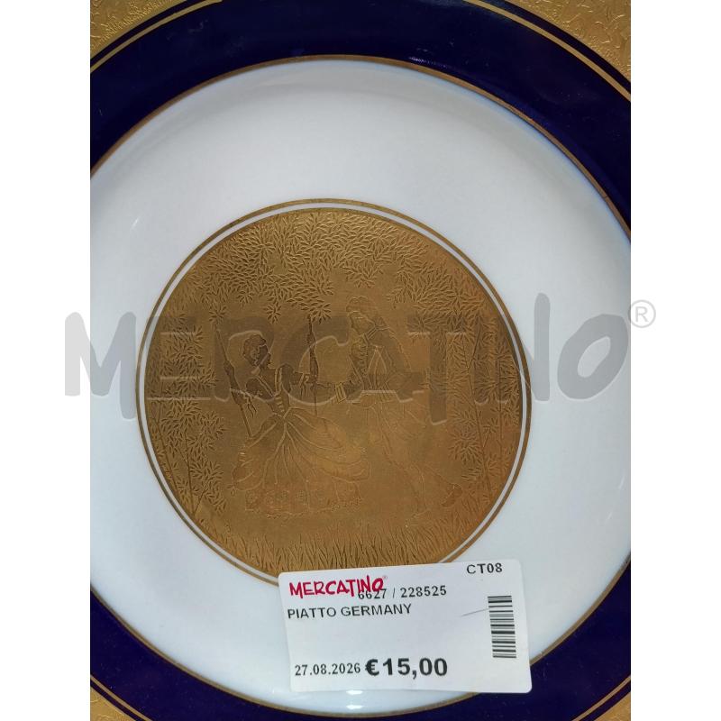 PIATTO GERMANY | Mercatino dell'Usato Catania stazione centrale 4
