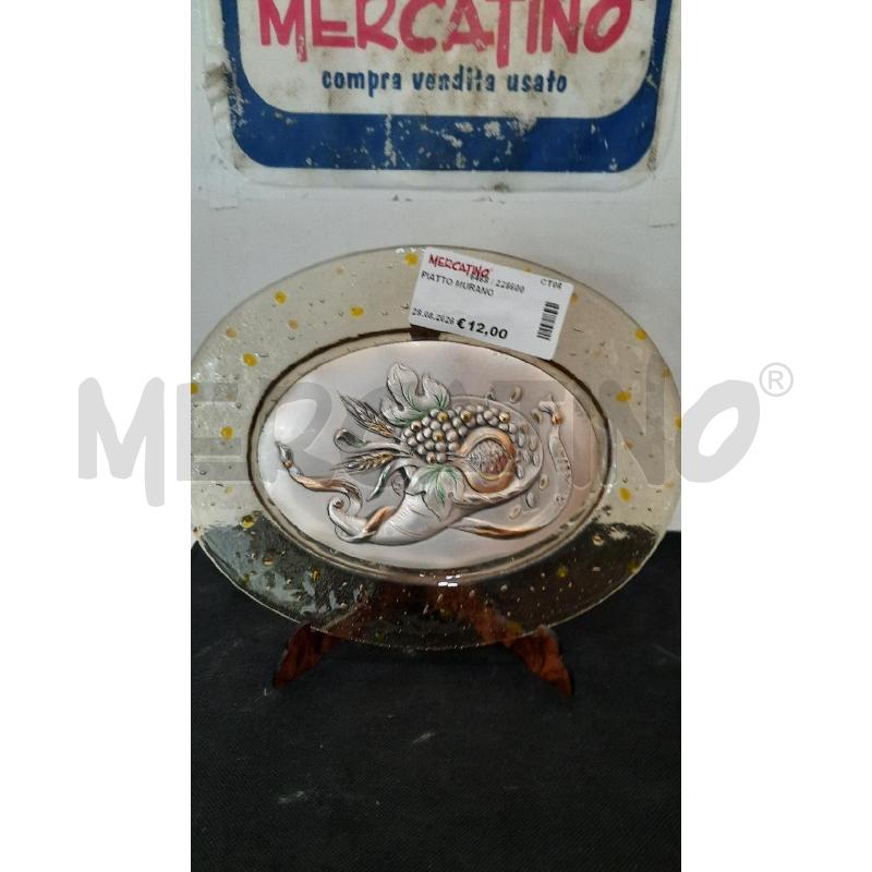 PIATTO MURANO | Mercatino dell'Usato Catania stazione centrale 2