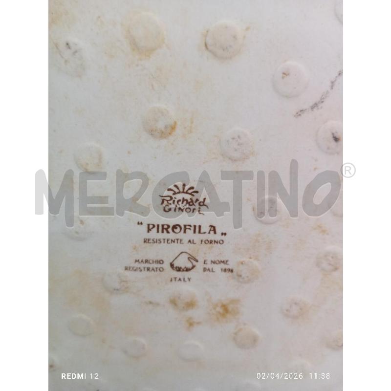 PIROFILA RICHARD GINORI | Mercatino dell'Usato Catania stazione centrale 3