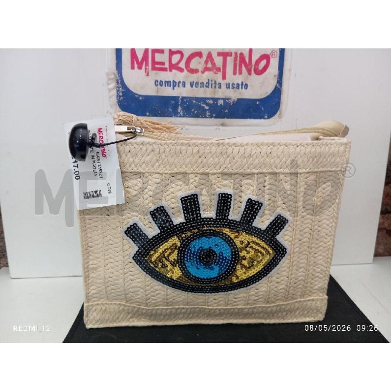 POCHETTE  IN PAGLIA  VERDE | Mercatino dell'Usato Catania stazione centrale 1