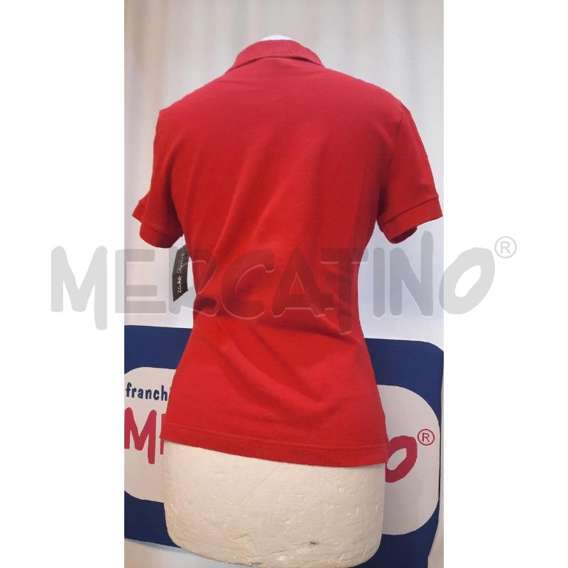 POLO DONNA LACOSTE ROSSA  | Mercatino dell'Usato Catania stazione centrale 3
