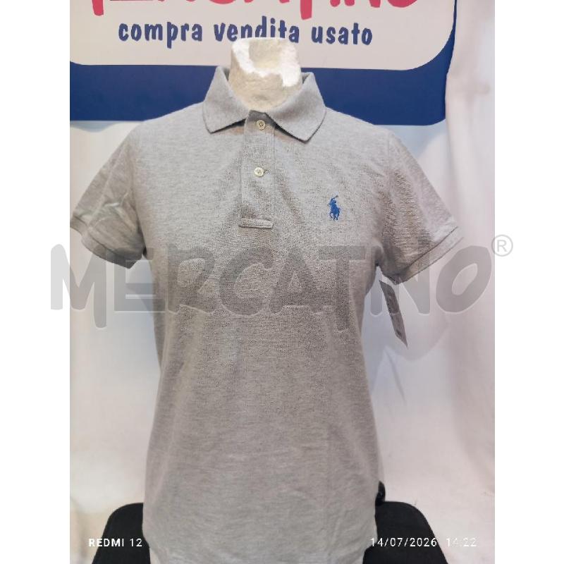 POLO DONNA  RALPH LAUREN GRIGIA  | Mercatino dell'Usato Catania stazione centrale 1