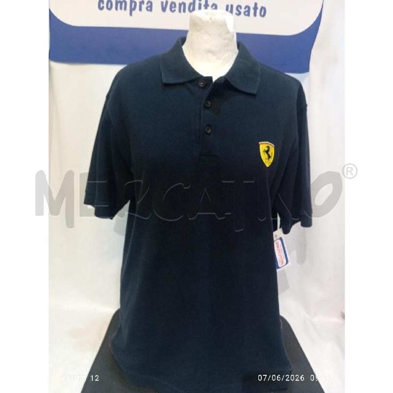 POLO UOMO FERRARI BLU  | Mercatino dell'Usato Catania stazione centrale 1