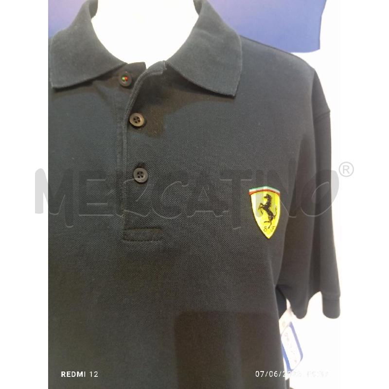 POLO UOMO FERRARI BLU  | Mercatino dell'Usato Catania stazione centrale 3