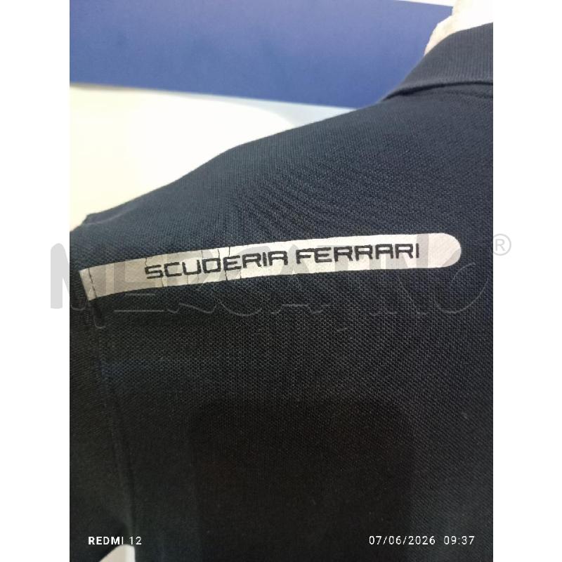 POLO UOMO FERRARI BLU  | Mercatino dell'Usato Catania stazione centrale 4