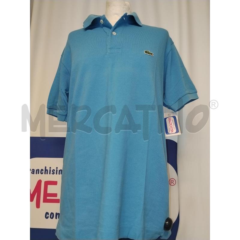 POLO UOMO LACOSTE AZZURRA  | Mercatino dell'Usato Catania stazione centrale 1