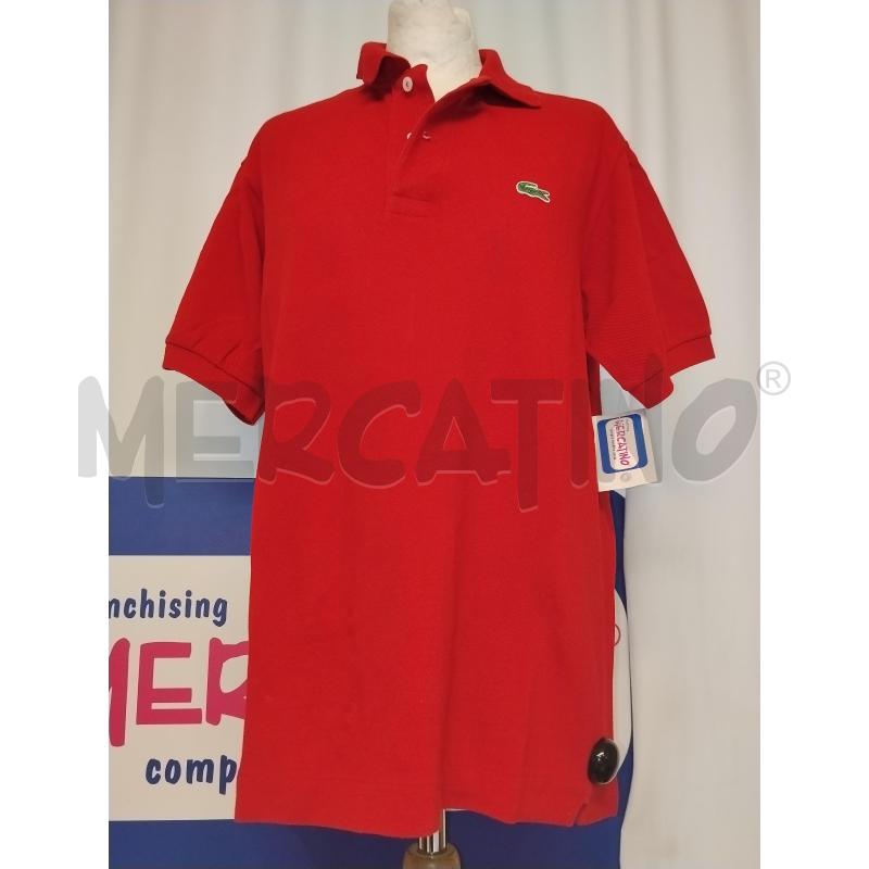 POLO UOMO LACOSTE ROSSA  | Mercatino dell'Usato Catania stazione centrale 1