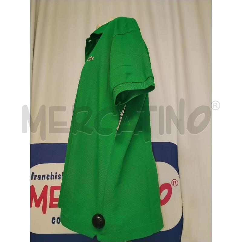 POLO UOMO LACOSTE VERDE  | Mercatino dell'Usato Catania stazione centrale 2