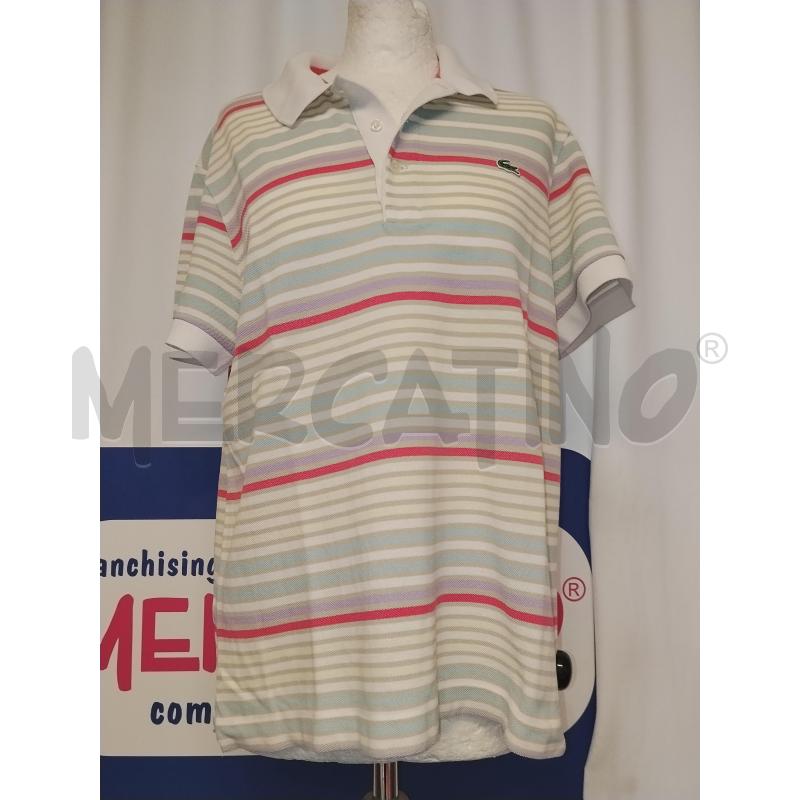 POLO UOMO LACOSTE  A RIGHE  | Mercatino dell'Usato Catania stazione centrale 1