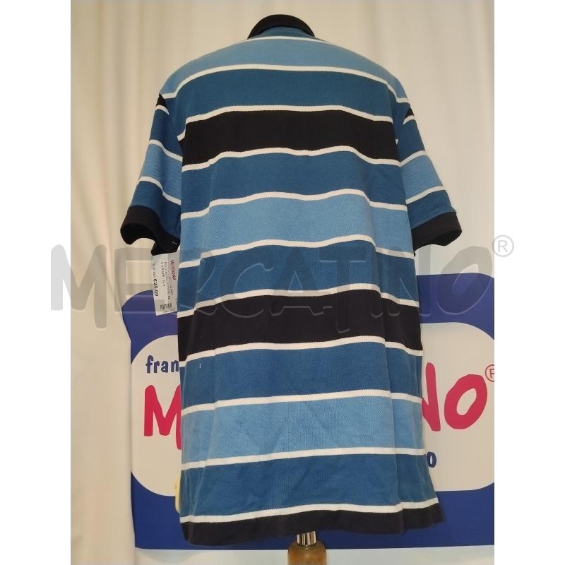 POLO UOMO LACOSTE  BLU A RIGHE  | Mercatino dell'Usato Catania stazione centrale 3