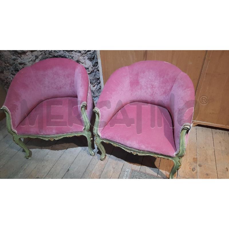 POLTRONCINA COPPIA ROSA | Mercatino dell'Usato Catania stazione centrale 1