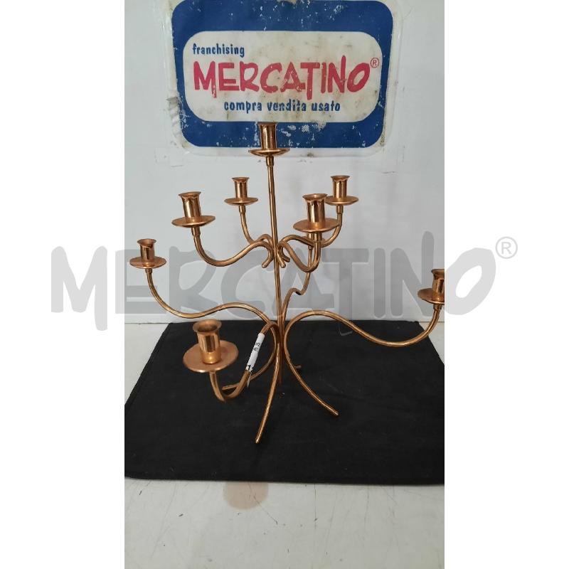 PORTA CANDELA OTTONE | Mercatino dell'Usato Catania stazione centrale 1