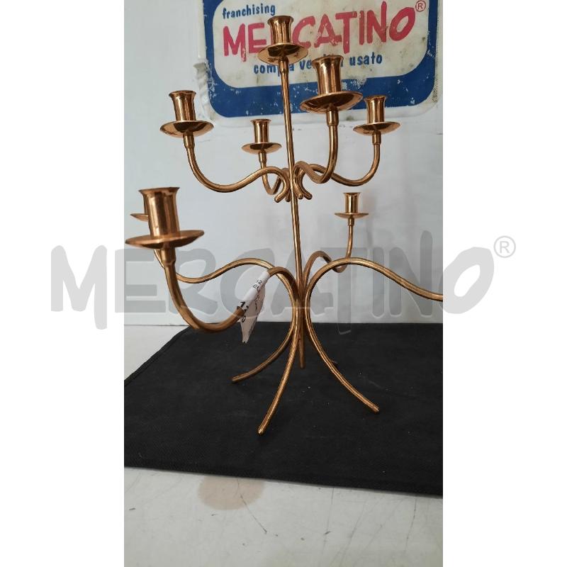 PORTA CANDELA OTTONE | Mercatino dell'Usato Catania stazione centrale 3