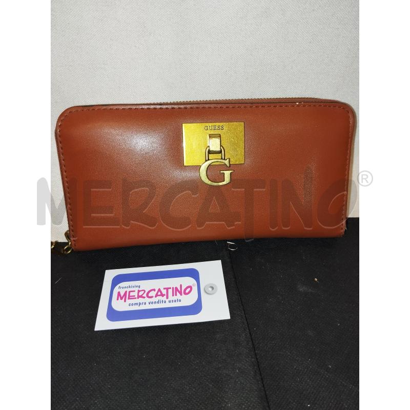 PORTA FOGLIO GUESS MARRONE | Mercatino dell'Usato Catania stazione centrale 2