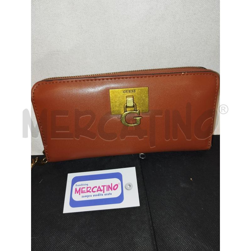 PORTA FOGLIO GUESS MARRONE | Mercatino dell'Usato Catania stazione centrale 3