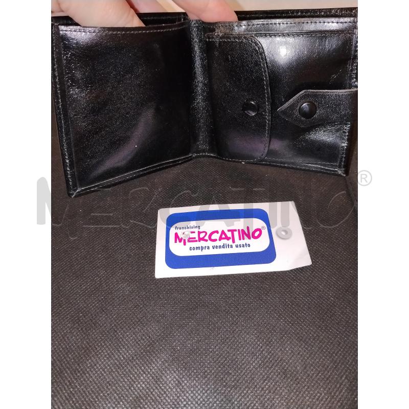 PORTA FOGLIO NERO IN PELLE  | Mercatino dell'Usato Catania stazione centrale 3
