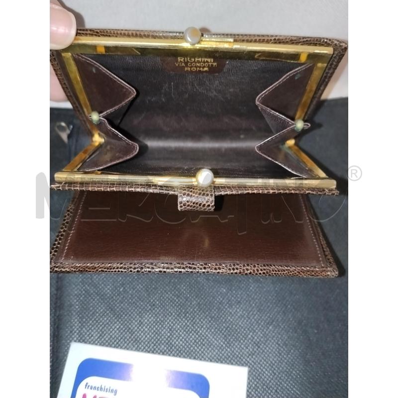 PORTA FOGLIO PELLE | Mercatino dell'Usato Catania stazione centrale 2