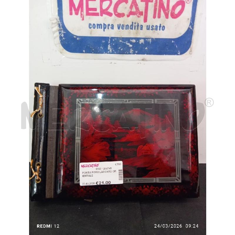 PORTA FOTO LACCATO ORIENTALE | Mercatino dell'Usato Catania stazione centrale 1