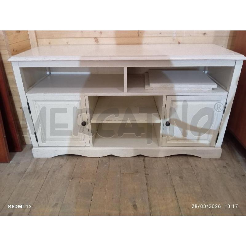 PORTA TV BASSO BIANCO | Mercatino dell'Usato Catania stazione centrale 2