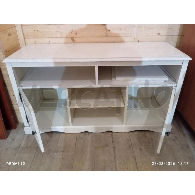 PORTA TV BASSO BIANCO | Mercatino dell'Usato Catania stazione centrale 3