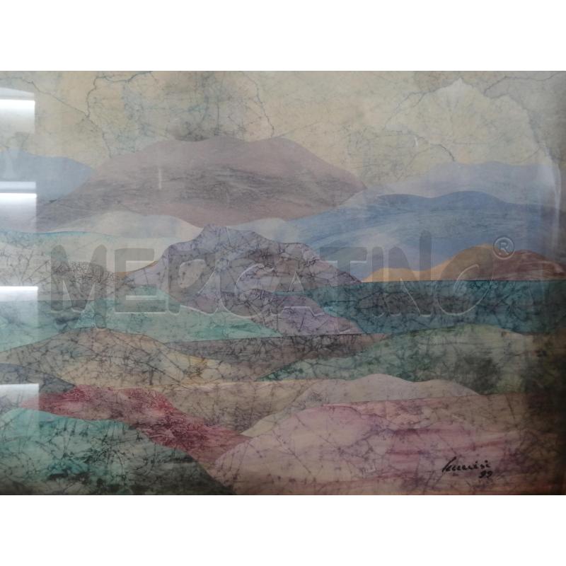 QUADRO ACQUARELLO PENNISI | Mercatino dell'Usato Catania stazione centrale 2