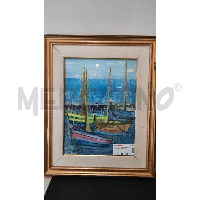 QUADRO BARCHE | Mercatino dell'Usato Catania stazione centrale 1