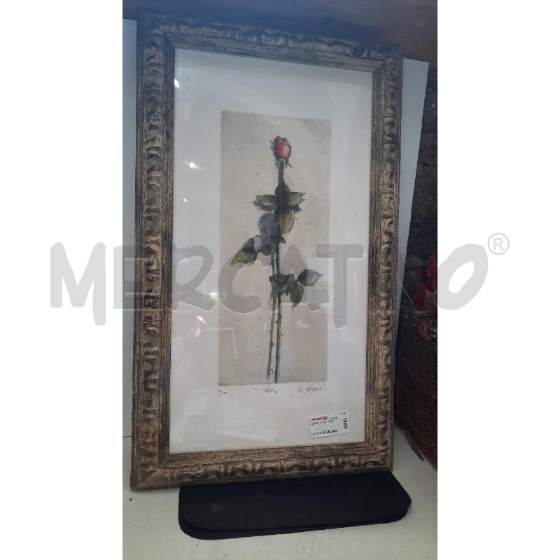 QUADRO CON FIORE | Mercatino dell'Usato Catania stazione centrale 1