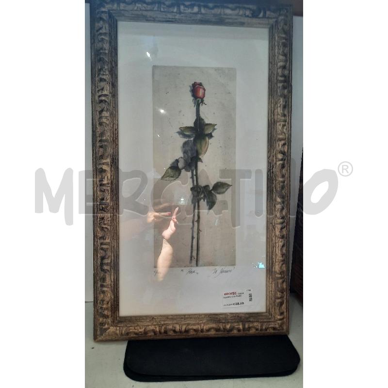 QUADRO CON FIORE | Mercatino dell'Usato Catania stazione centrale 2