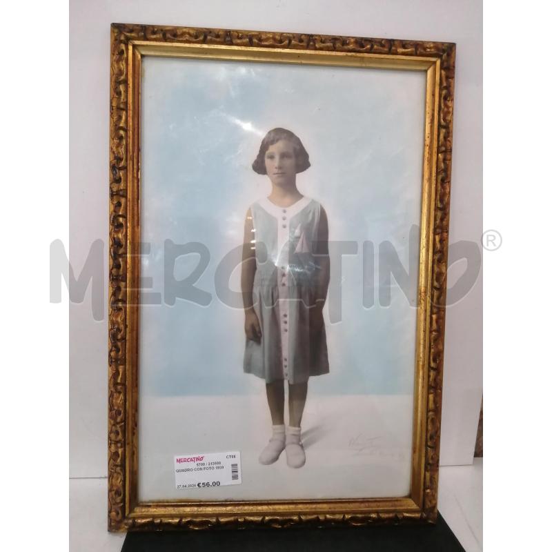 QUADRO CON FOTO 1930 | Mercatino dell'Usato Catania stazione centrale 1