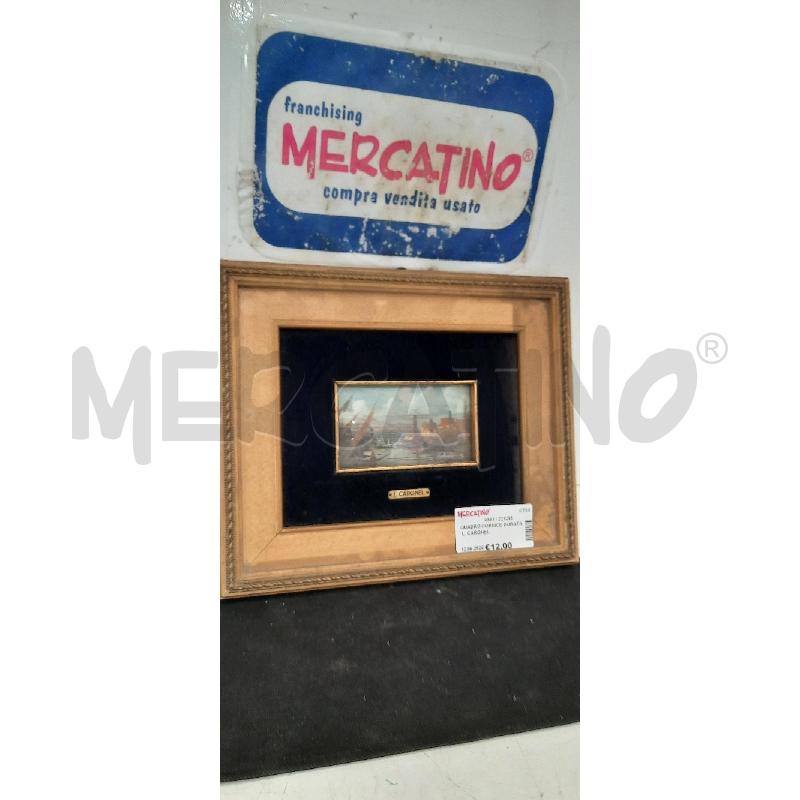 QUADRO CORNICE DORATA L. CARGNEL | Mercatino dell'Usato Catania stazione centrale 2
