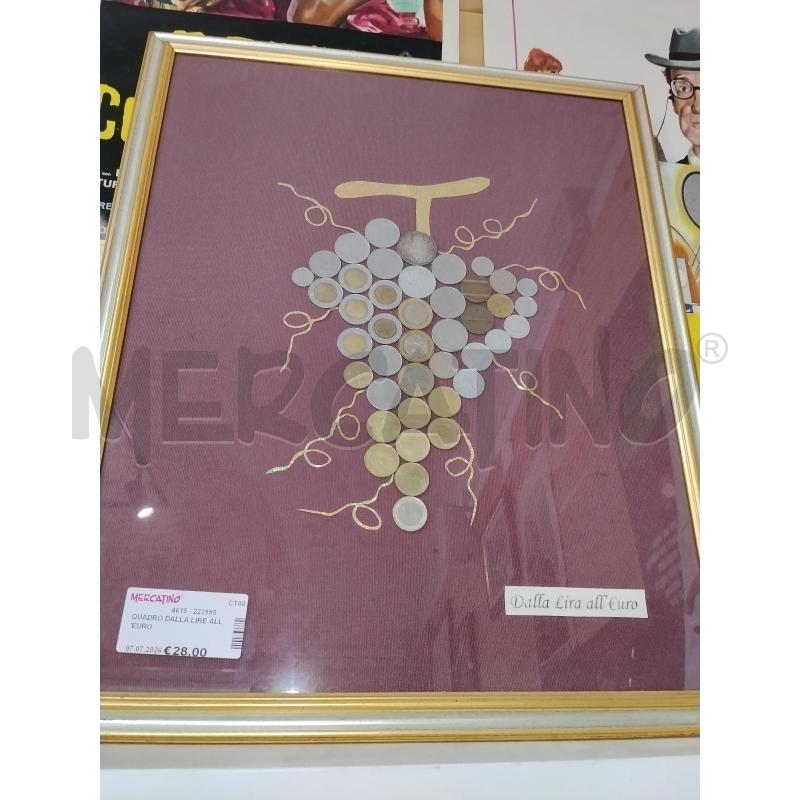 QUADRO DALLA LIRE ALL'EURO | Mercatino dell'Usato Catania stazione centrale 1