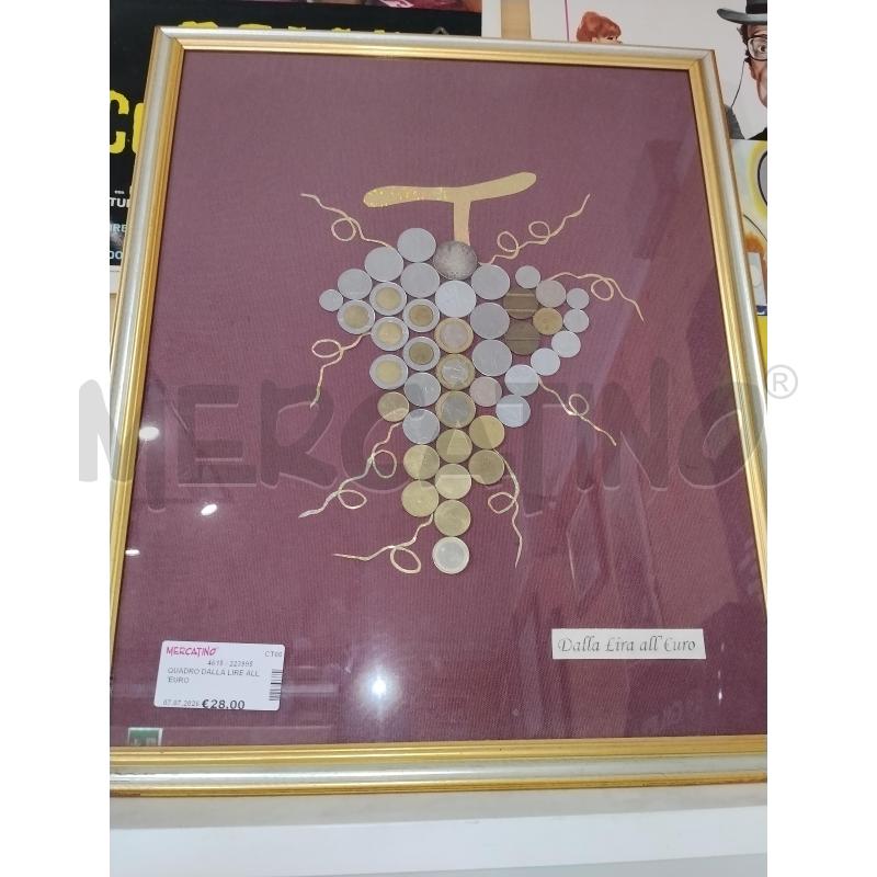 QUADRO DALLA LIRE ALL'EURO | Mercatino dell'Usato Catania stazione centrale 3