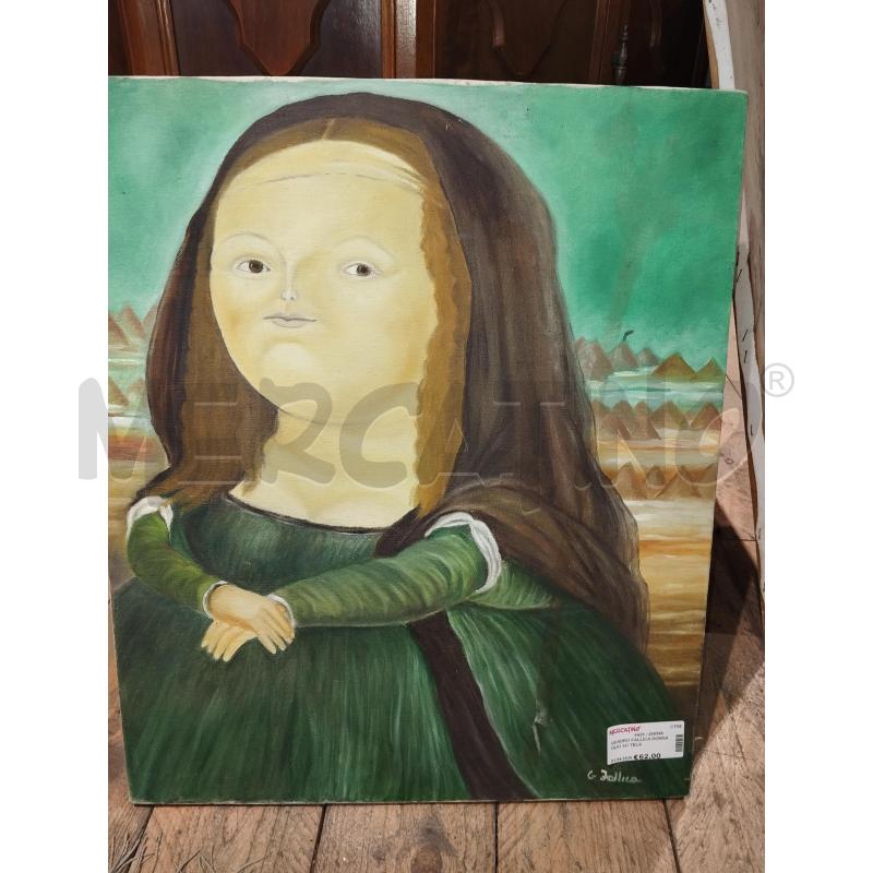 QUADRO FALLICA DONNA OLIO SU TELA | Mercatino dell'Usato Catania stazione centrale 1