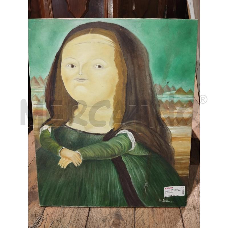 QUADRO FALLICA DONNA OLIO SU TELA | Mercatino dell'Usato Catania stazione centrale 2